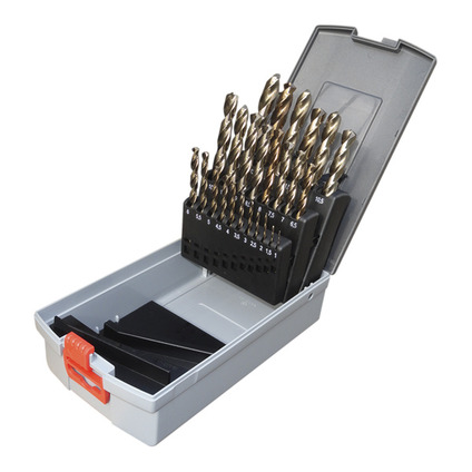 Estuche 25 Brocas HSS-Co. Din 338