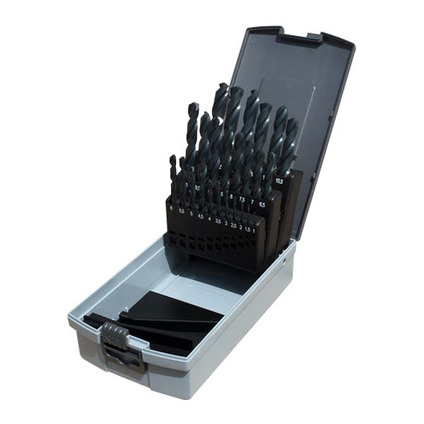 [010011] Estuche 25 Brocas HSS Din 338
